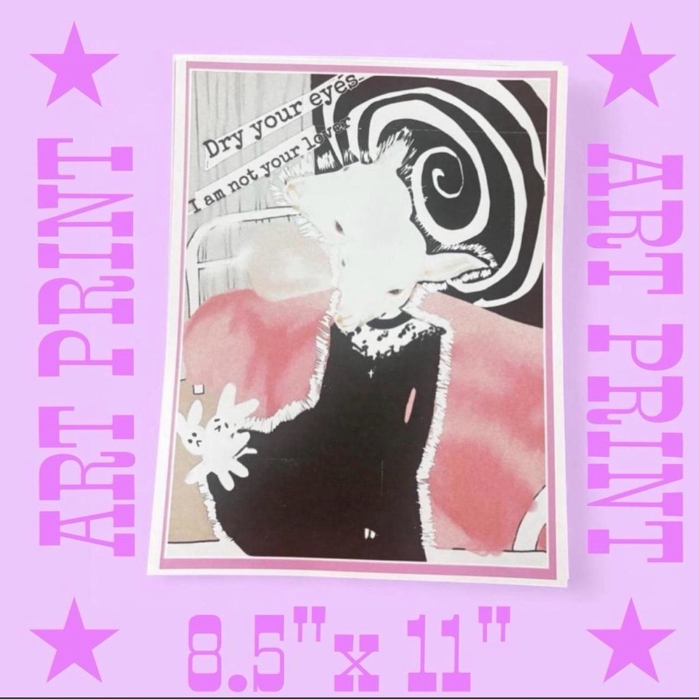 ART PRINT ★ “Gnaw” 8.5" x 11"//no offers plz